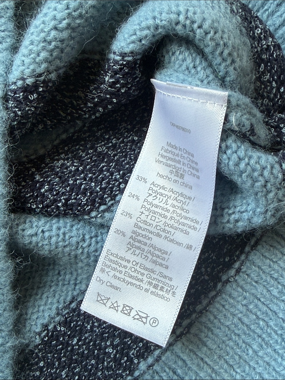 NWT Madewell Raglan Polo Sweater Tee in Stripe XS - Picture 5 of 7
